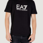 T-shirt EA7  Nero - Beige - Foto 1