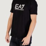 T-shirt EA7  Nero - Beige - Foto 4