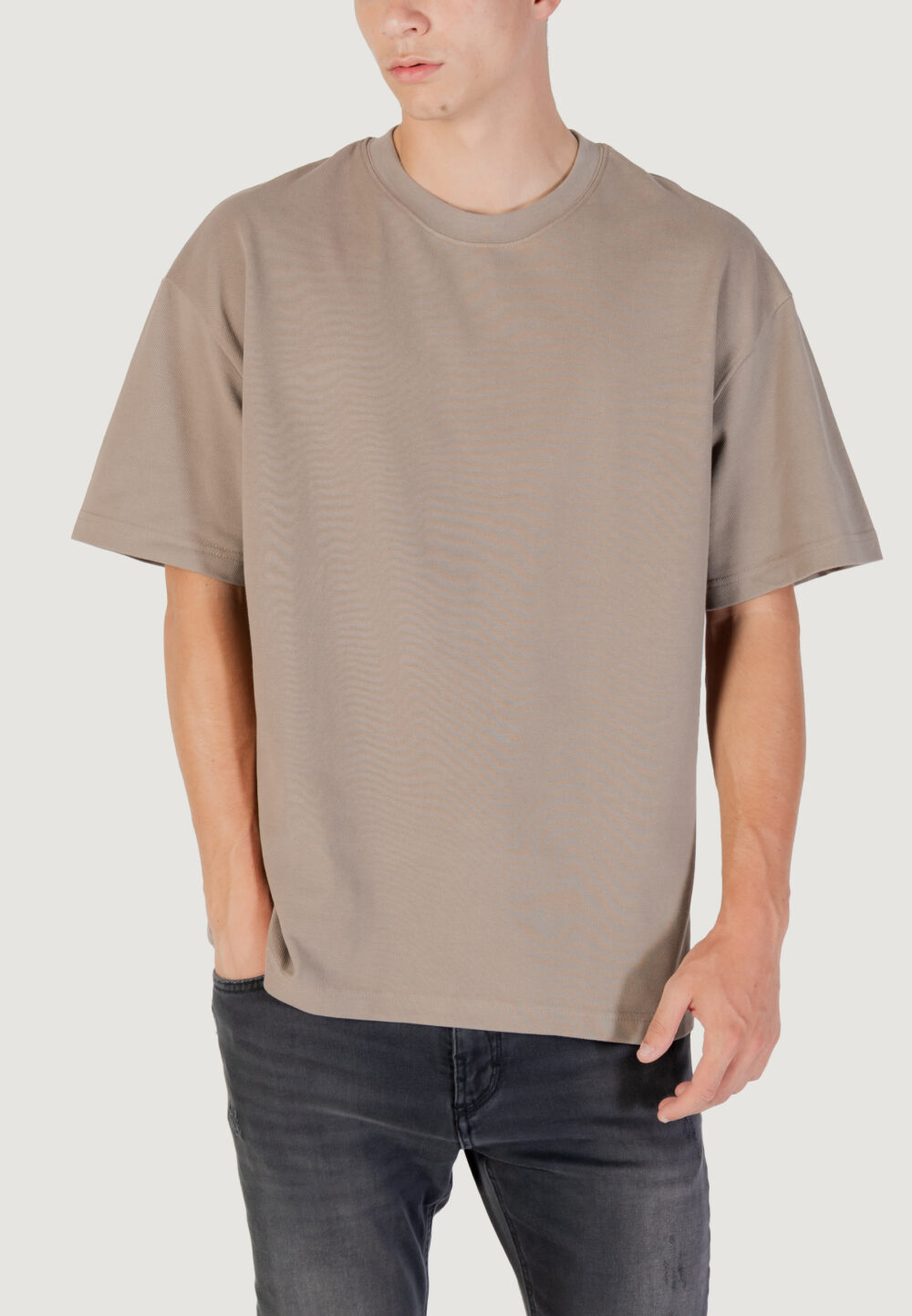 T-shirt Gianni Lupo  Taupe - Foto 1