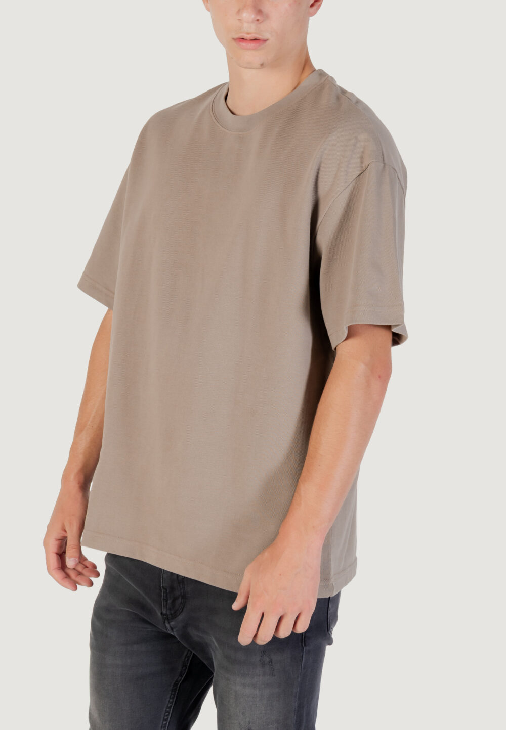 T-shirt Gianni Lupo  Taupe - Foto 3