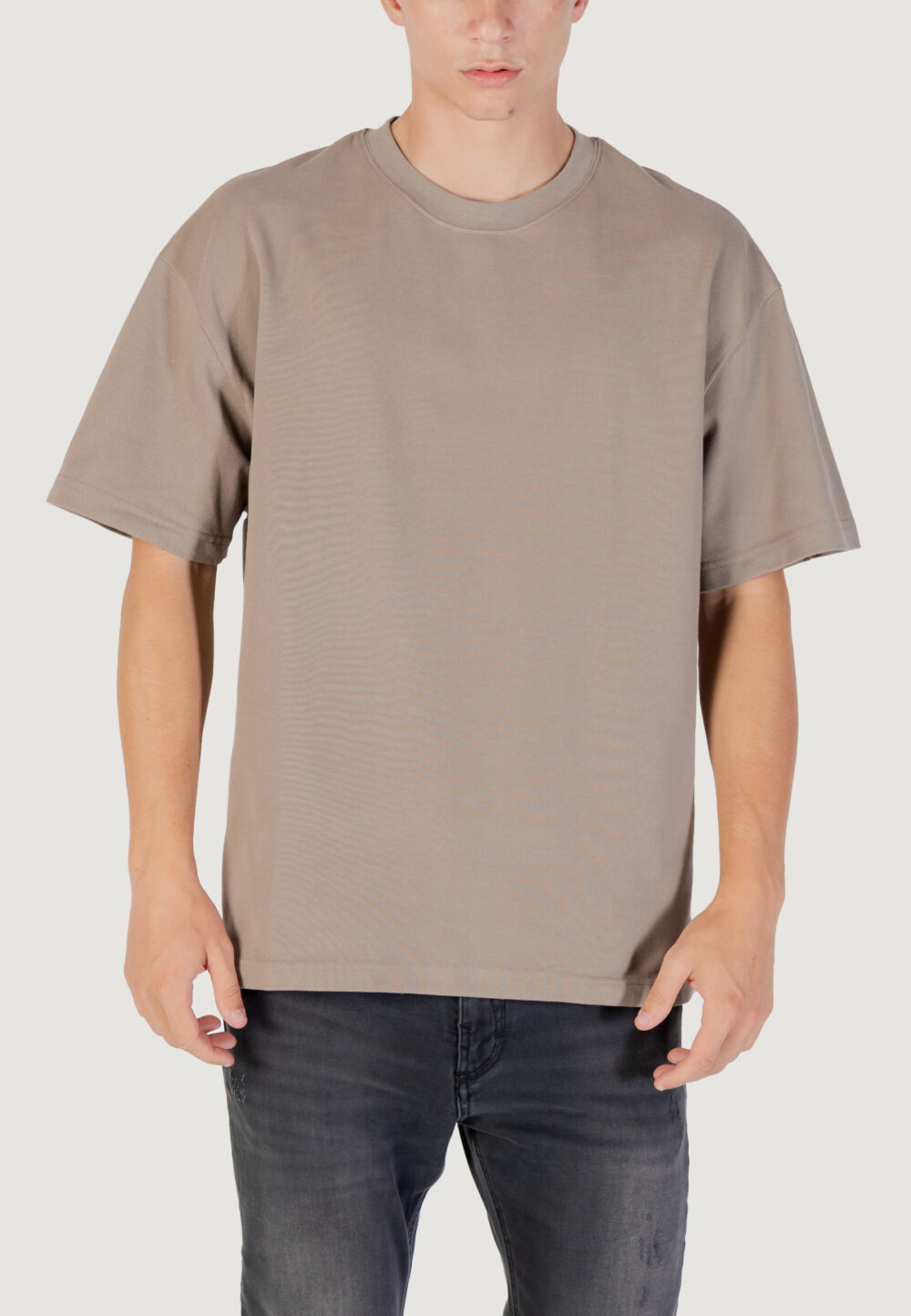 T-shirt Gianni Lupo  Taupe - Foto 5