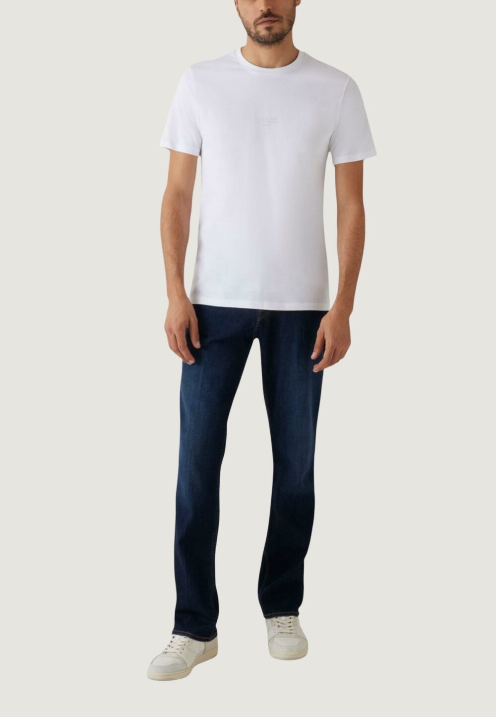 T-shirt Guess AIDY CN SS TEE Bianco - Foto 2