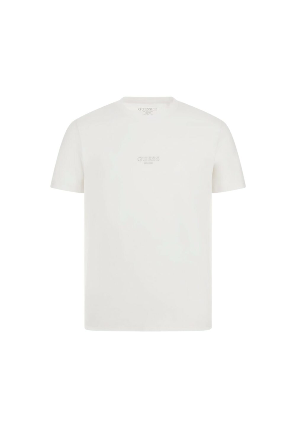 T-shirt Guess AIDY CN SS TEE Bianco - Foto 5