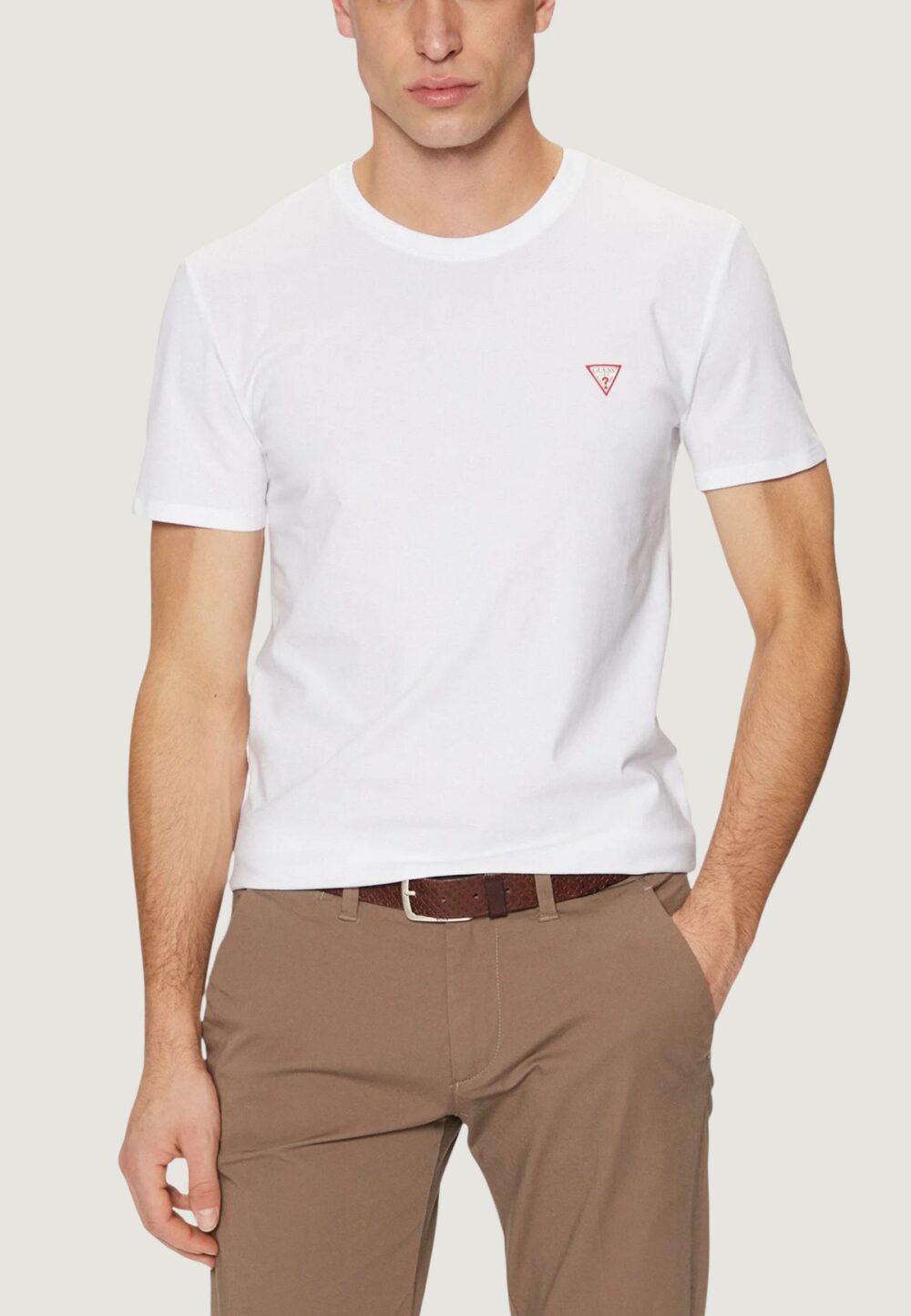 T-shirt Guess CN SS CORE TEE Bianco - Foto 1