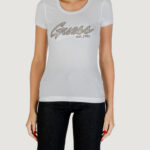 T-shirt Guess SS LOGO HOT FIX TEE Bianco - Foto 1