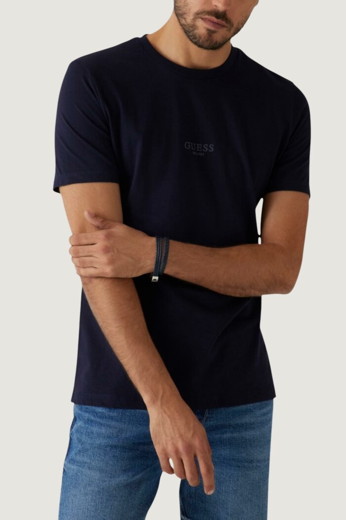 T-shirt Guess AIDY CN SS TEE Blu