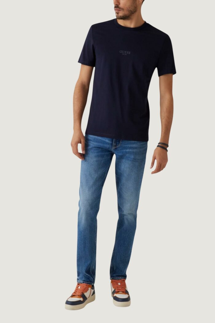 T-shirt Guess AIDY CN SS TEE Blu