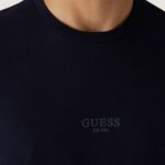T-shirt Guess AIDY CN SS TEE Blu - Foto 4