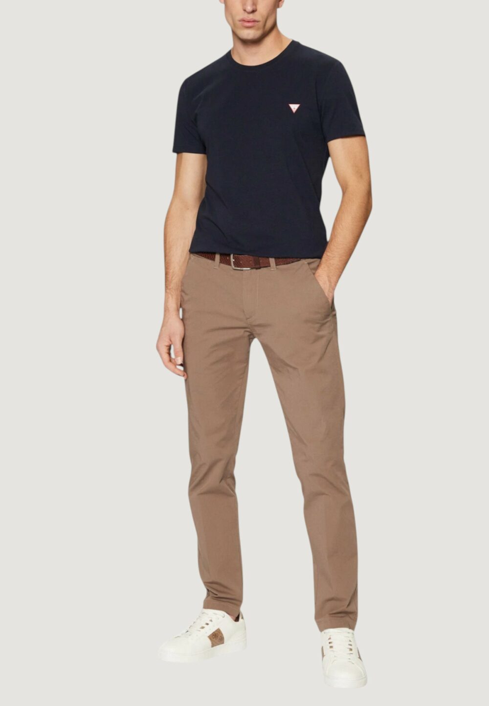 T-shirt Guess CN SS CORE TEE Blu - Foto 2