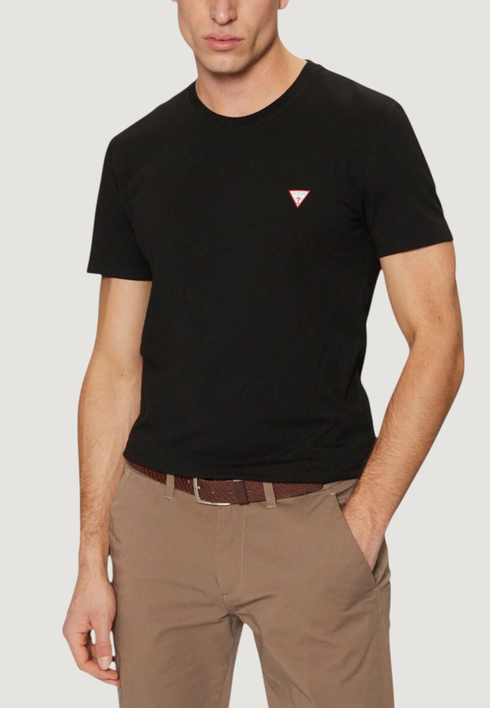 T-shirt Guess CN SS CORE TEE Nero - Foto 1