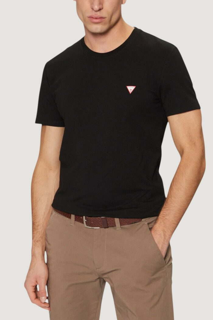 T-shirt Guess CN SS CORE TEE Nero