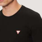 T-shirt Guess CN SS CORE TEE Nero - Foto 4