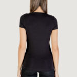 T-shirt Guess SS LOGO HOT FIX TEE Nero - Foto 5