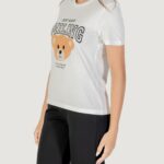 T-shirt Only ONLTERESA LIFE REG S/S TEDDY TOP CS JRS Bianco - Foto 2