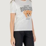 T-shirt Only ONLTERESA LIFE REG S/S TEDDY TOP CS JRS Bianco - Foto 3