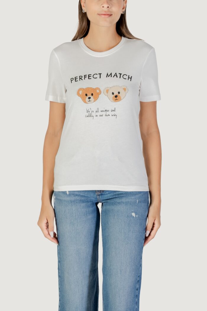 T-shirt Only ONLTERESA LIFE REG S/S TEDDY TOP CS JRS Latte – 15316954