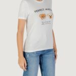 T-shirt Only ONLTERESA LIFE REG S/S TEDDY TOP CS JRS Latte - Foto 3