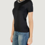 T-shirt Only Onljolly Life S/S Reg Pearl Top Jrs Nero - Foto 2