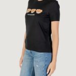 T-shirt Only ONLTERESA LIFE REG S/S TEDDY TOP CS JRS Nero - Foto 2