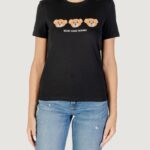 T-shirt Only ONLTERESA LIFE REG S/S TEDDY TOP CS JRS Nero - Foto 5