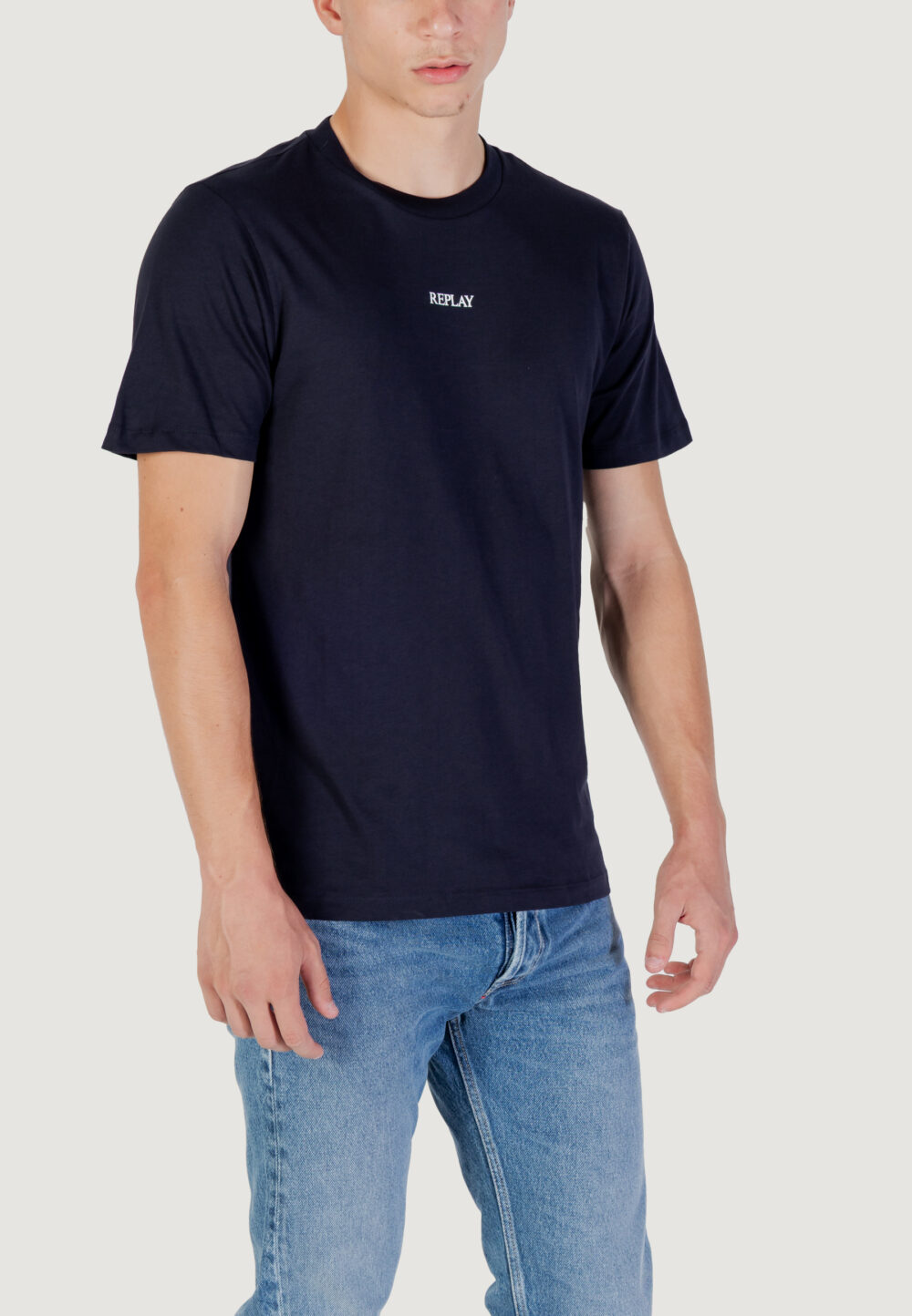 T-shirt Replay  Blue scuro - Foto 3