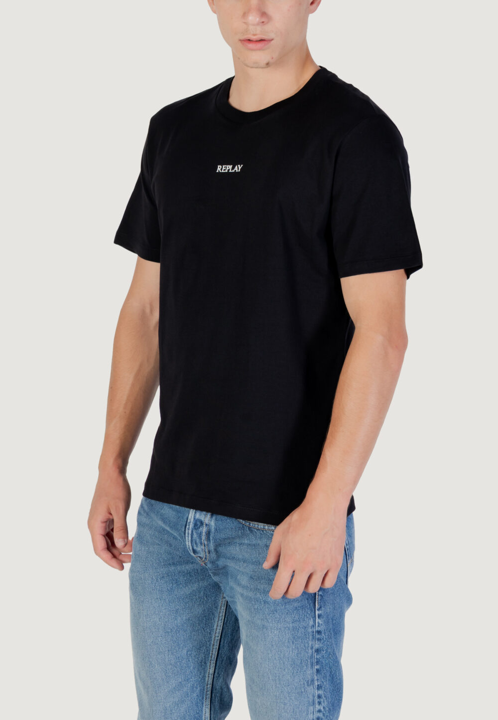 T-shirt Replay  Nero - Foto 2