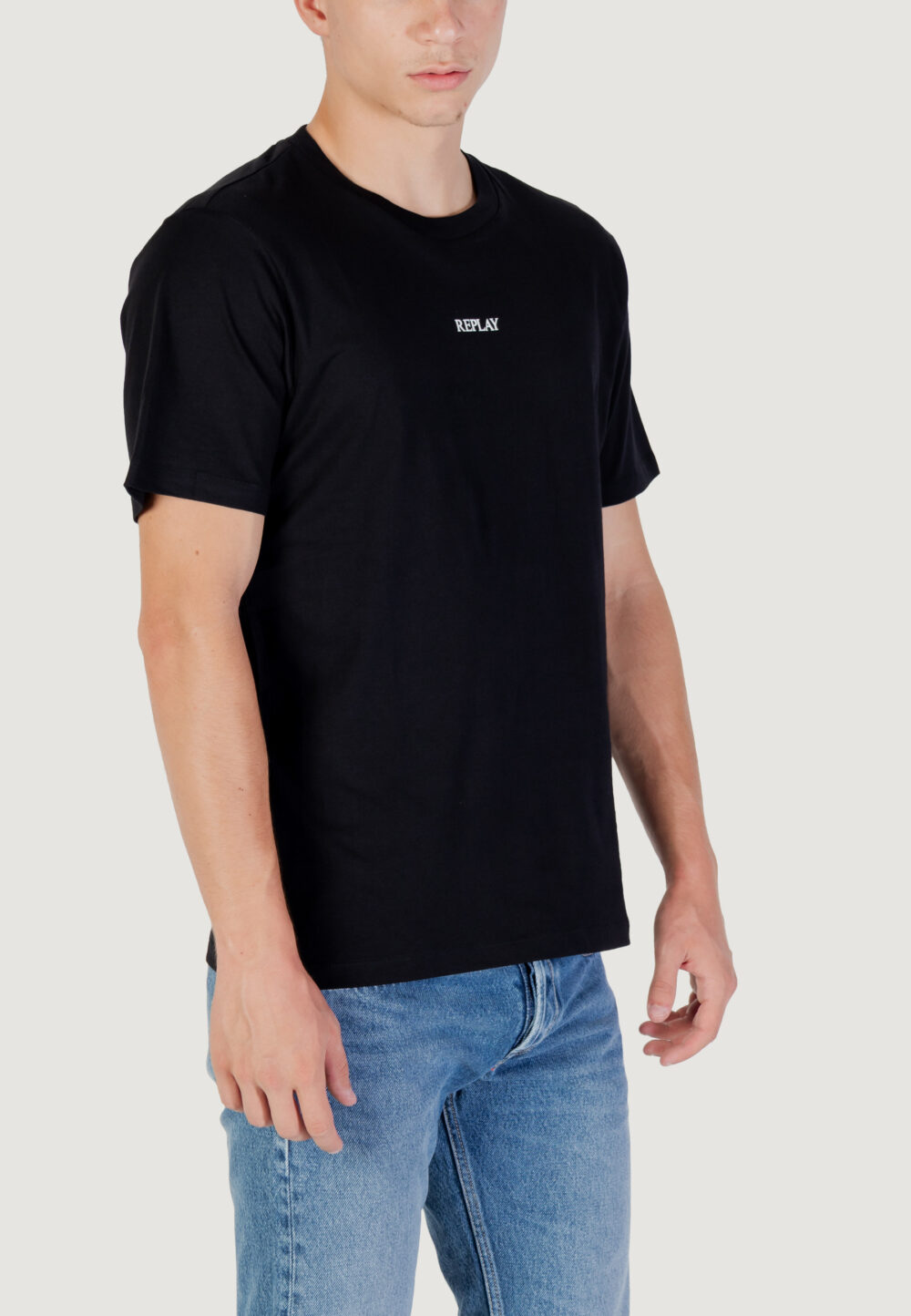 T-shirt Replay  Nero - Foto 3
