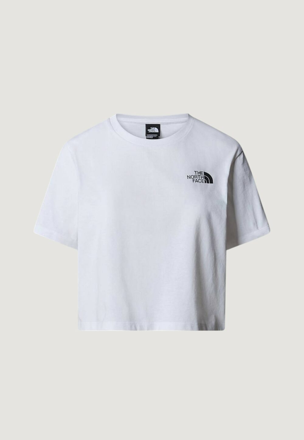 T-shirt THE NORTH FACE W SIMPLE DOME CROPPED SLIM TEE Bianco - Foto 1
