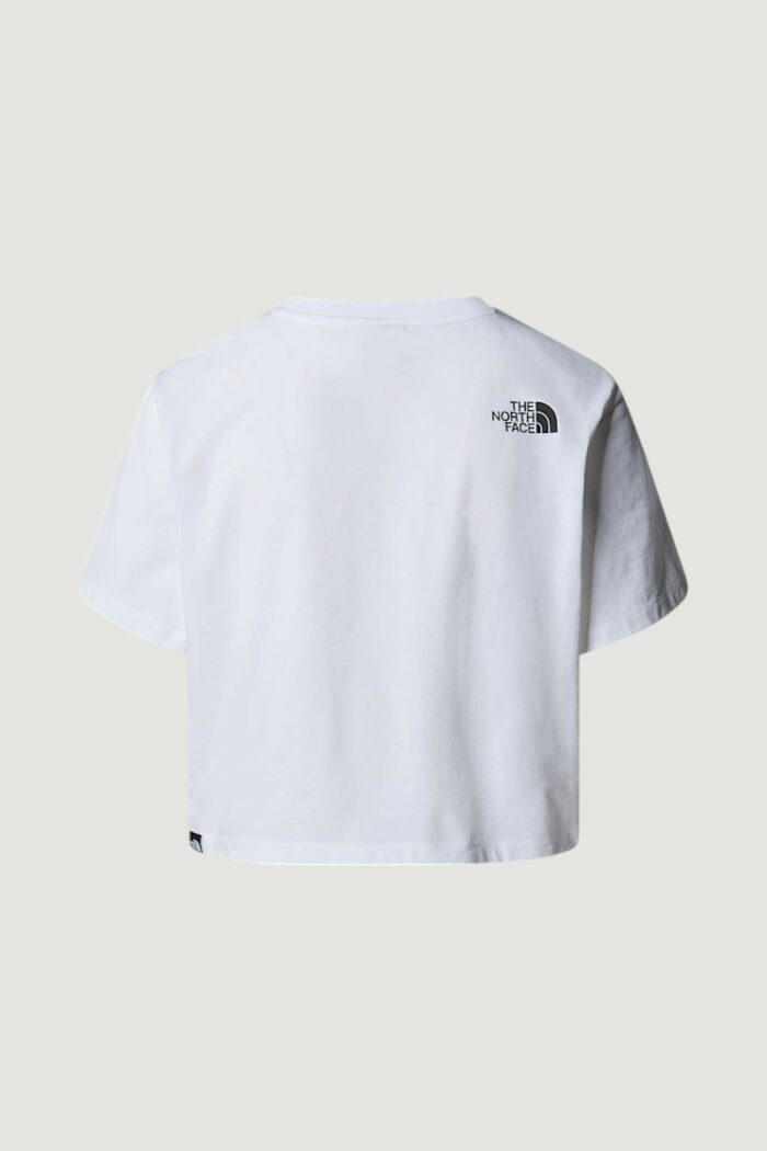 T-shirt The North Face W SIMPLE DOME CROPPED SLIM TEE Bianco – NF0A87U4