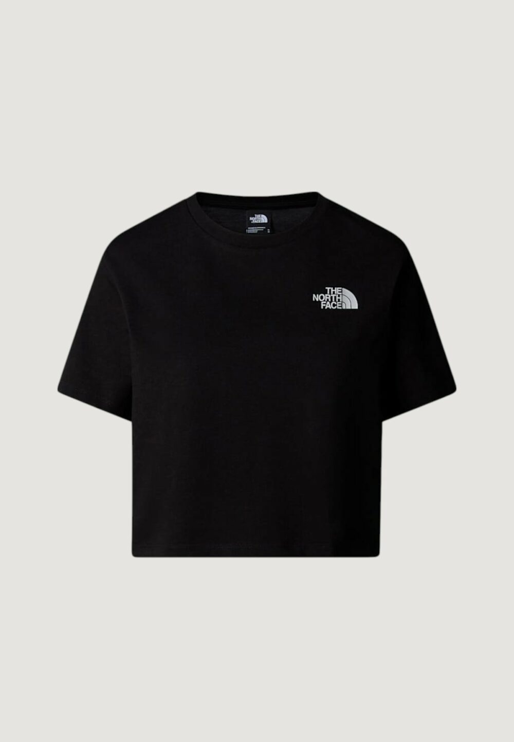 T-shirt THE NORTH FACE W SIMPLE DOME CROPPED SLIM TEE Nero - Foto 1