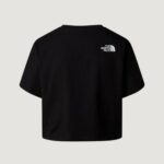 T-shirt THE NORTH FACE W SIMPLE DOME CROPPED SLIM TEE Nero - Foto 2