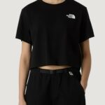 T-shirt THE NORTH FACE W SIMPLE DOME CROPPED SLIM TEE Nero - Foto 3