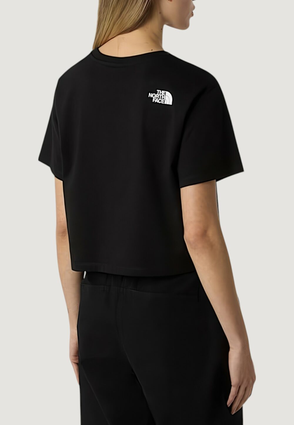 T-shirt THE NORTH FACE W SIMPLE DOME CROPPED SLIM TEE Nero - Foto 5