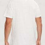 T-shirt Tommy Hilfiger Jeans TJM SLIM ESSENTIAL FLAG TEE EXT Bianco - Foto 4