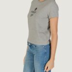 T-shirt Tommy Hilfiger Jeans TOMMY GIRL GRAPHIC T Grigio Chiaro - Foto 3