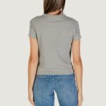 T-shirt Tommy Hilfiger Jeans TOMMY GIRL GRAPHIC T Grigio Chiaro - Foto 5