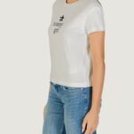 T-shirt Tommy Hilfiger Jeans TOMMY GIRL GRAPHIC T Panna - Foto 3
