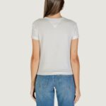 T-shirt Tommy Hilfiger Jeans TOMMY GIRL GRAPHIC T Panna - Foto 5