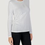 T-shirt manica lunga Armani Exchange  Bianco - Foto 3