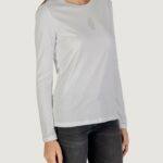 T-shirt manica lunga Armani Exchange  Bianco - Foto 3