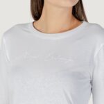 T-shirt manica lunga Armani Exchange  Bianco - Foto 2