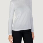 T-shirt manica lunga Armani Exchange  Bianco - Foto 3