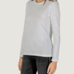 T-shirt manica lunga Armani Exchange  Bianco - Foto 3