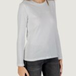 T-shirt manica lunga Armani Exchange  Bianco - Foto 4