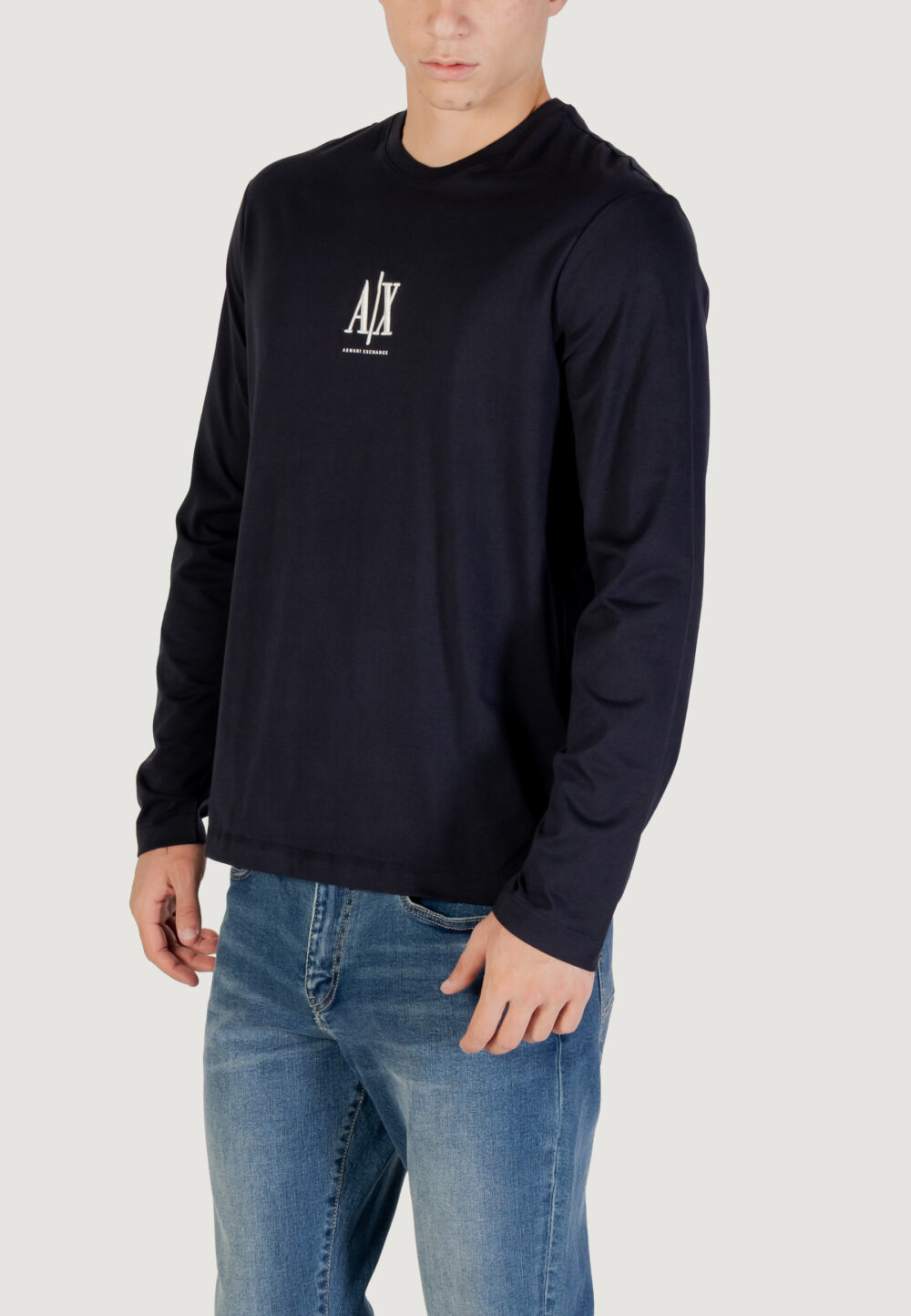 T-shirt manica lunga Armani Exchange  Blue scuro - Foto 3