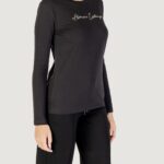 T-shirt manica lunga Armani Exchange  Nero - Oro - Foto 3