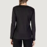 T-shirt manica lunga Armani Exchange  Nero - Oro - Foto 5