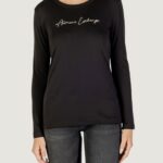 T-shirt manica lunga Armani Exchange  Nero - Oro - Foto 1