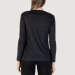 T-shirt manica lunga Armani Exchange  Nero - Foto 5