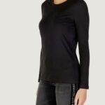 T-shirt manica lunga Armani Exchange  Nero - Foto 4